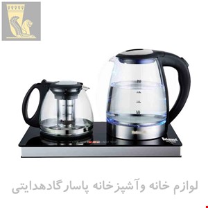 دلمونتی چای ساز صفحه لمسی پیرکس dl420