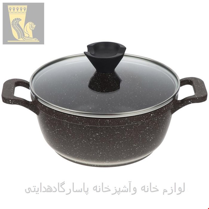 قابلمه دورو گرانیت کاندید قهوه ای و خاکستری