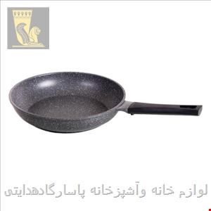 تابه تک دسته دورو گرانیت کاندید قهوه ای و خاکستری